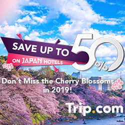 save up to 50% on Japan Travel.